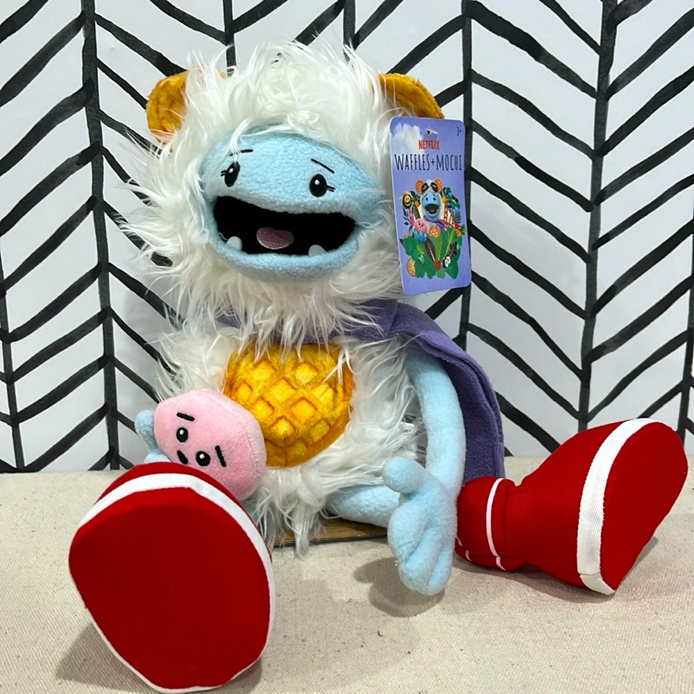 NWT Waffles + Mochi Stuffed Character from Netflix
